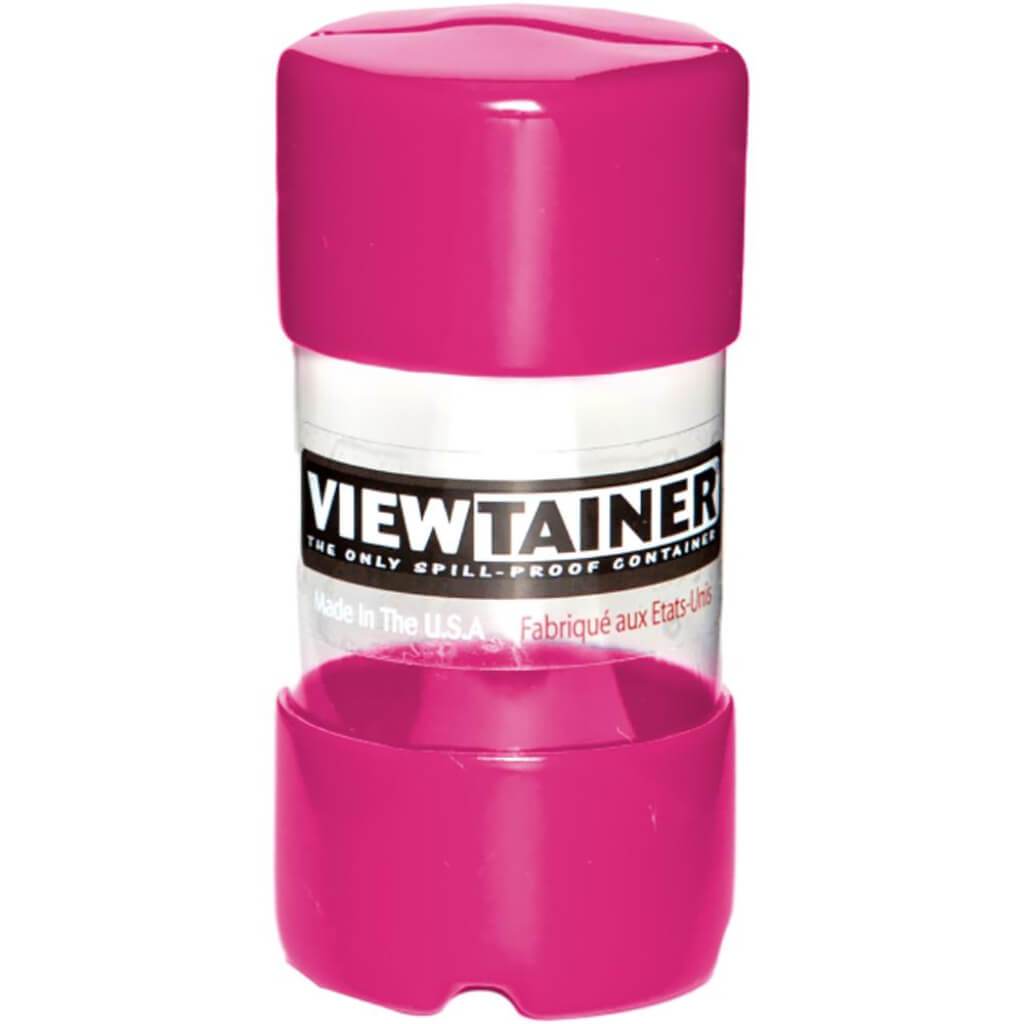 Viewtainer Slit Top Storage Container 2in x 4in Pink