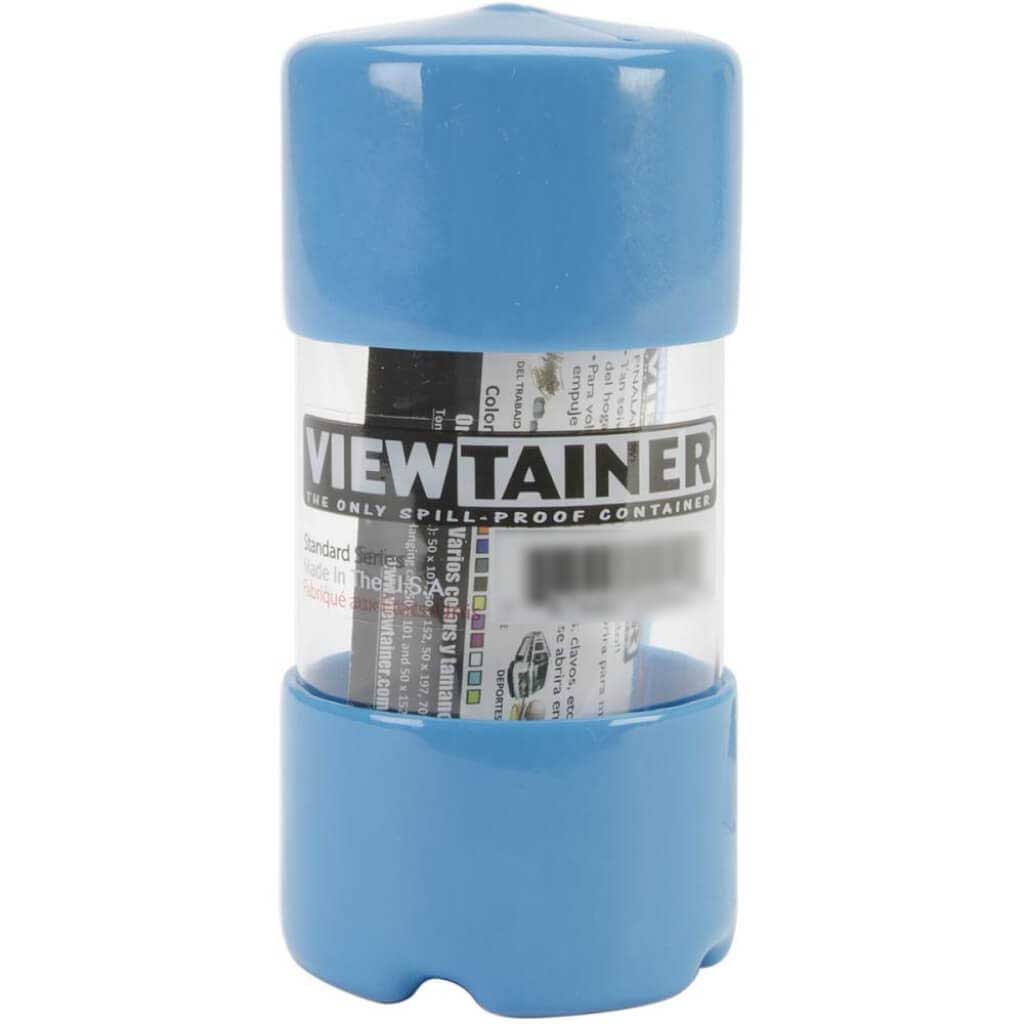 Viewtainer Slit Top Storage Container 2in x 4in Sky Blue