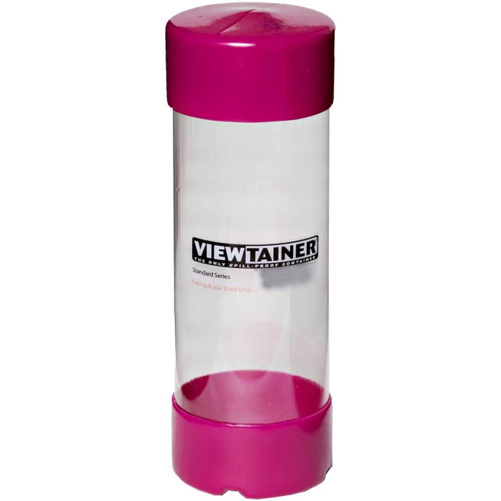 Viewtainer Slit Top Storage Container 2.75in x 8in Raspberry