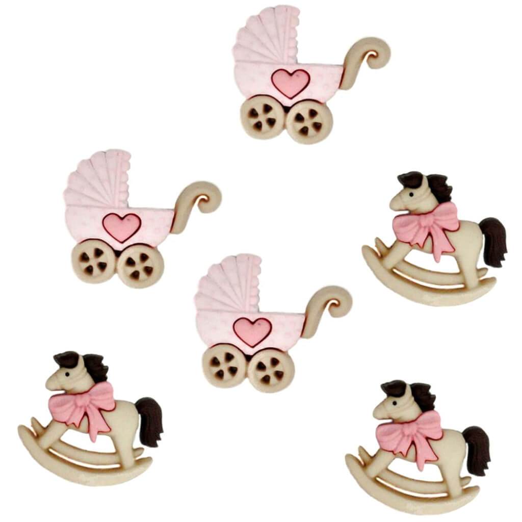 Embellishments Horse &amp; Buggy Girl