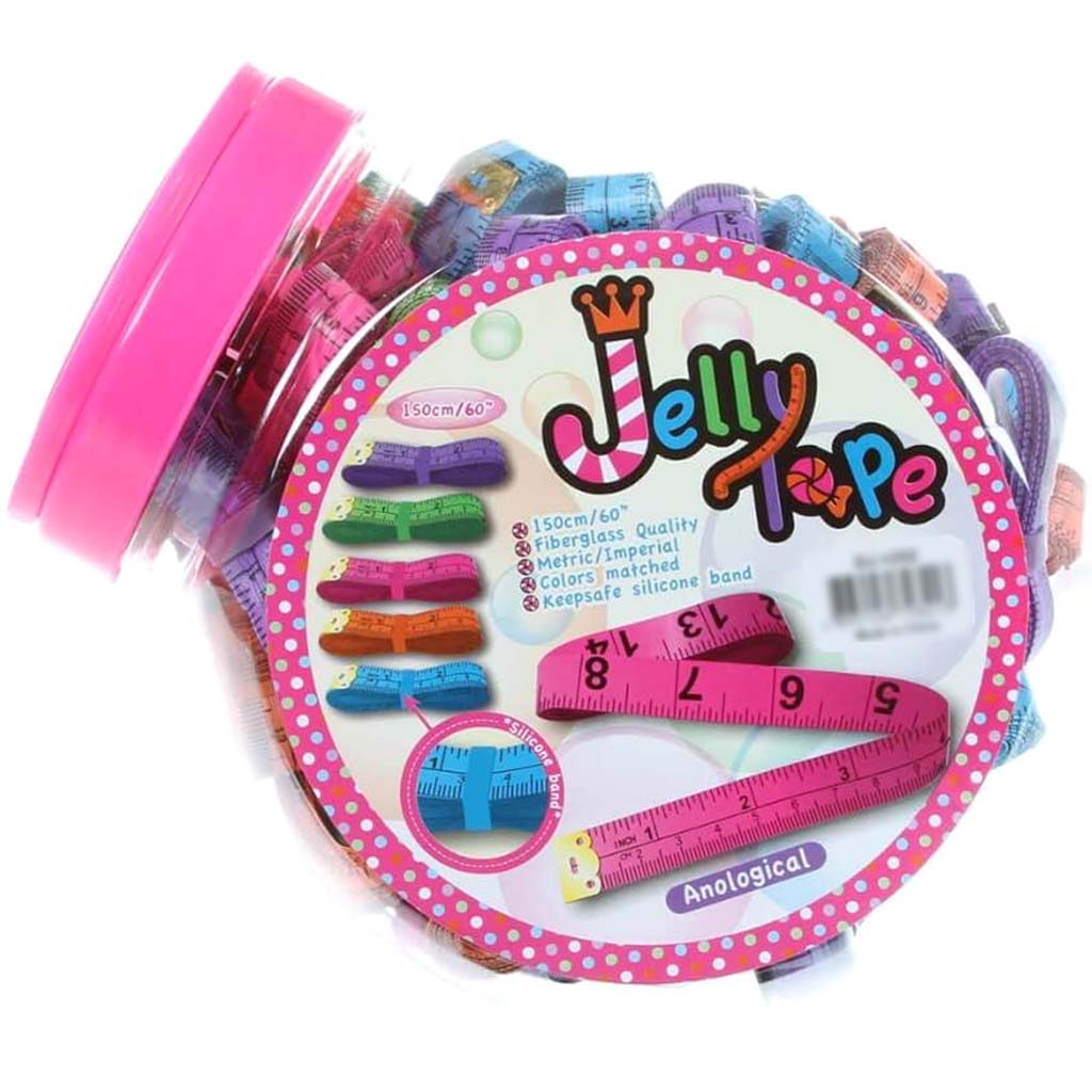 Jelly Tape Measures Assortment 60in