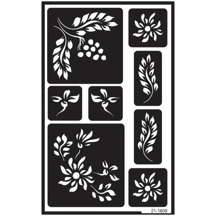 Over 'N' Over Reusable Stencils Berries 5in x 8in
