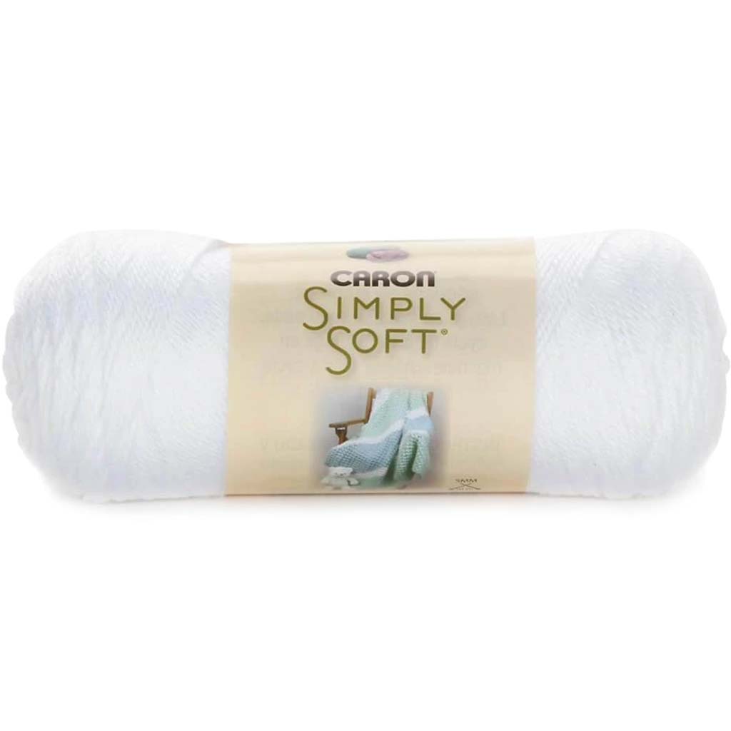 Simply Soft Solids Yarn White