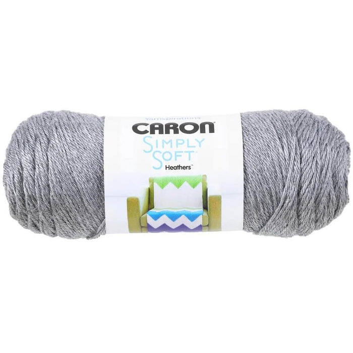 Spinrite Caron Simply Soft Heathers Yarn Grey Heather