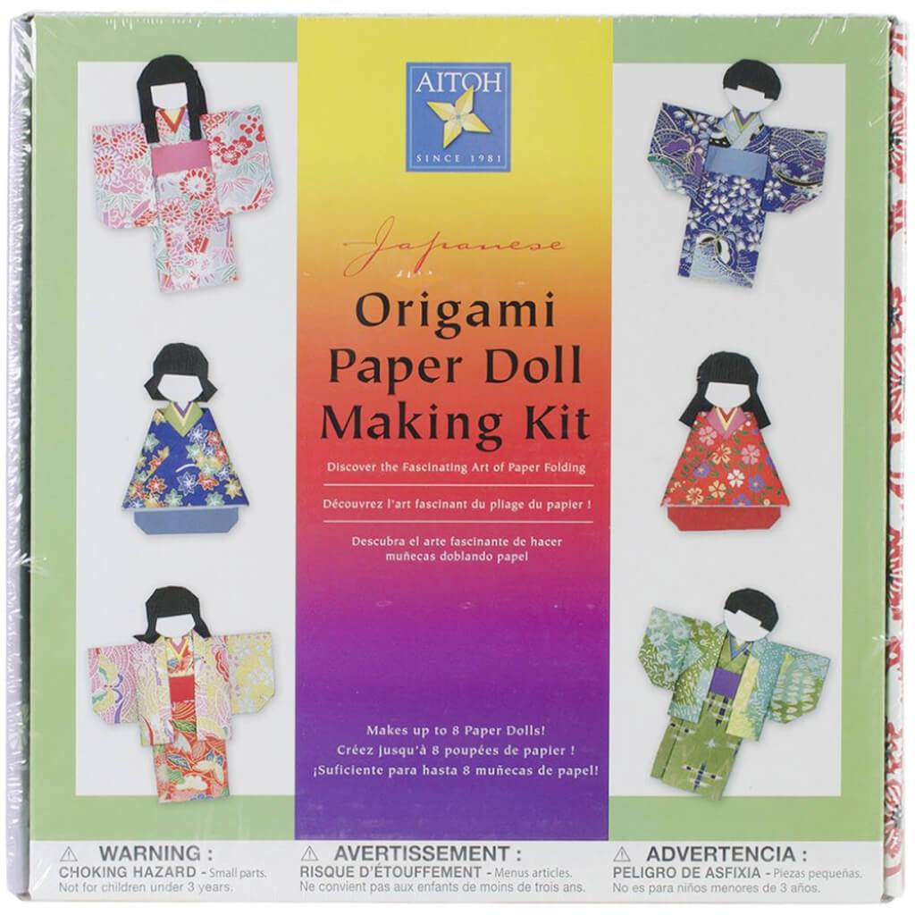 Japanese Origami Paper Doll Making Kit