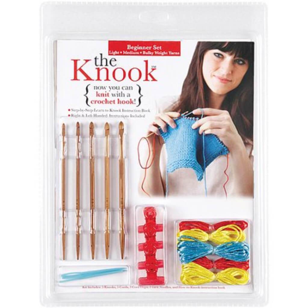 The Knook Beginner Set Light, Medium &amp; Bulky Weight Yarn