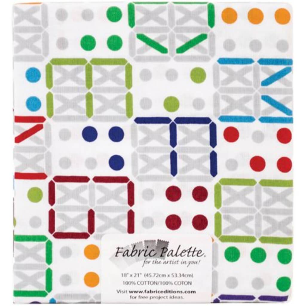 Fabric Palette Precut Novelty - ABC's 18in x 21in 1pc