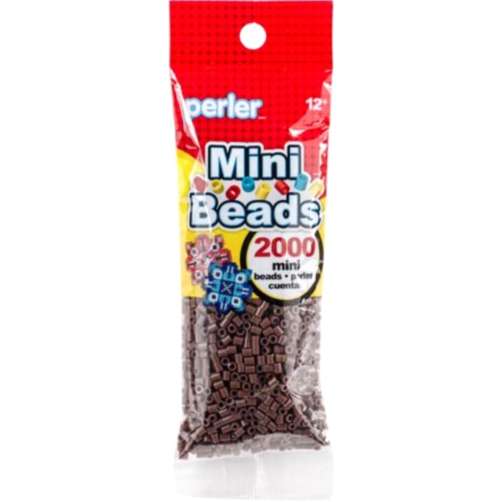 Mini Perler Beads Brown 2000pcs