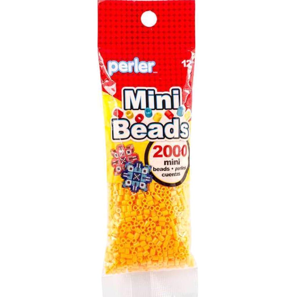 Mini Perler Beads Cheddar 2000pcs