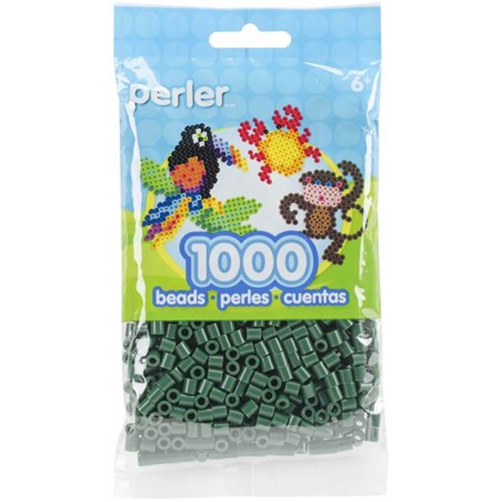 Perler Beads 1,000/Pkg Evergreen
