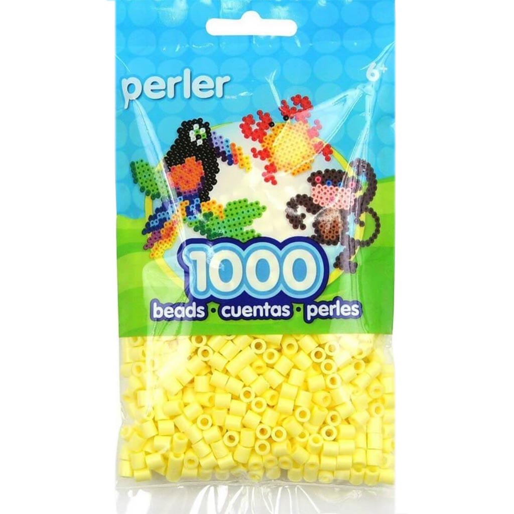 Perler Beads 1,000/Pkg Pastel Yellow