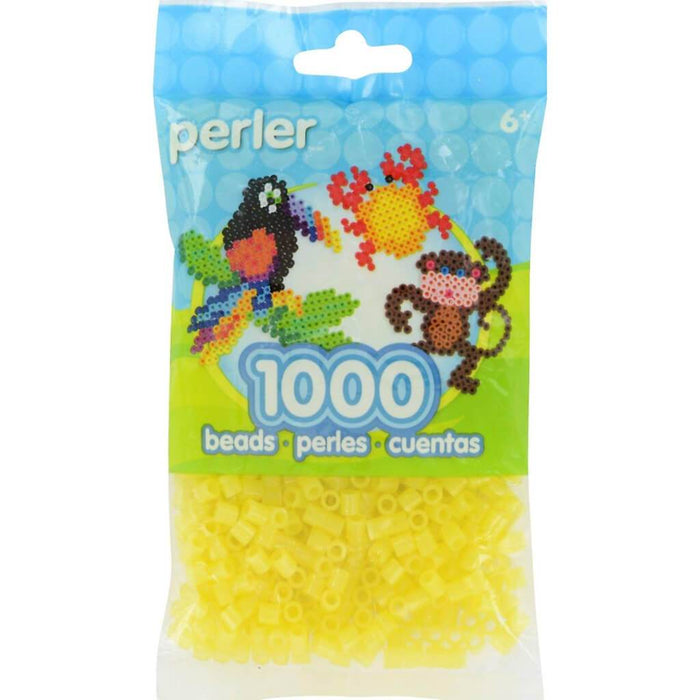 Perler Pearl Beads 1,000/Pkg Yellow Glitter