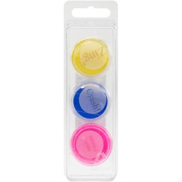 Swellegant Quick Powders Hot Primaries-Zing, Crash, Neon Pink