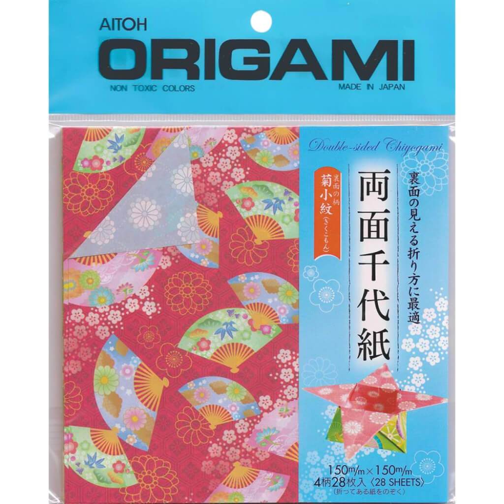 Origami Paper 5.875in x 5.875in 28/Pkg Ryomen Double Sided