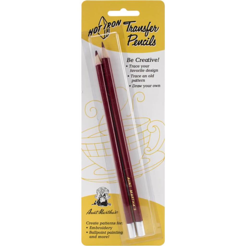 Aunt Martha&#39;s Hot Iron Transfer Pencils 2/Pkg