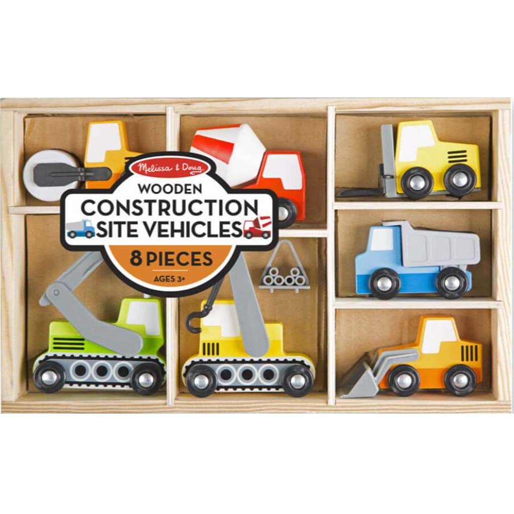 Wooden Construction Site Vehicles 