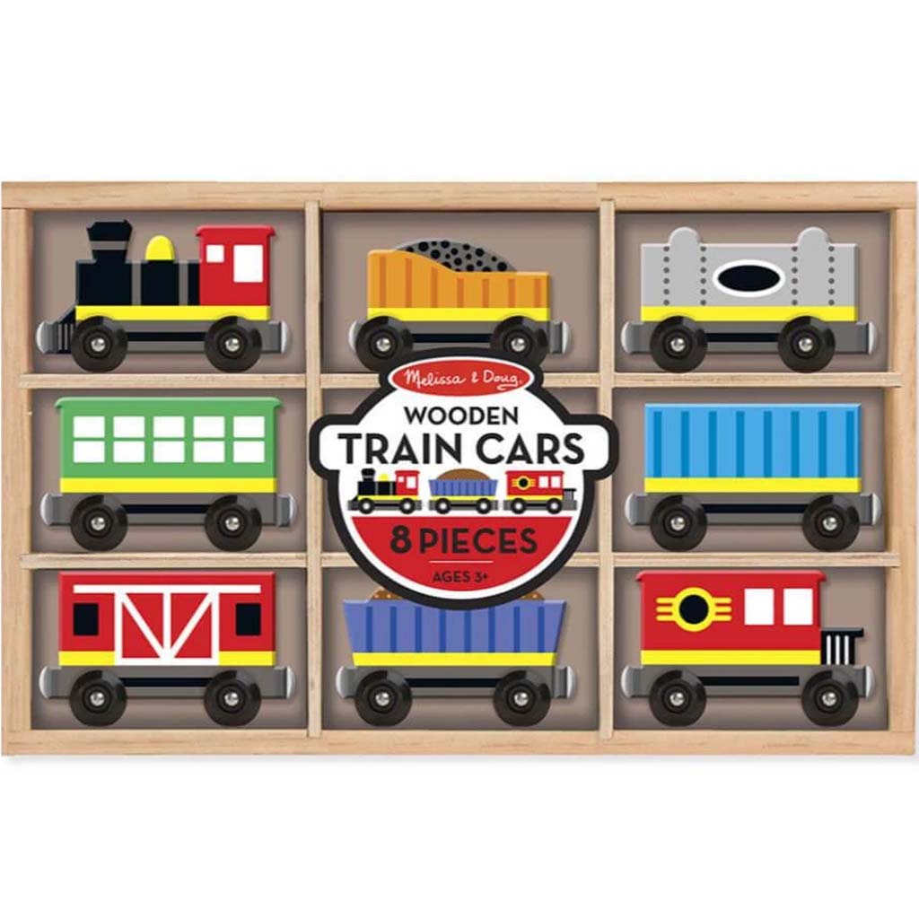 Wooden Train Cars 