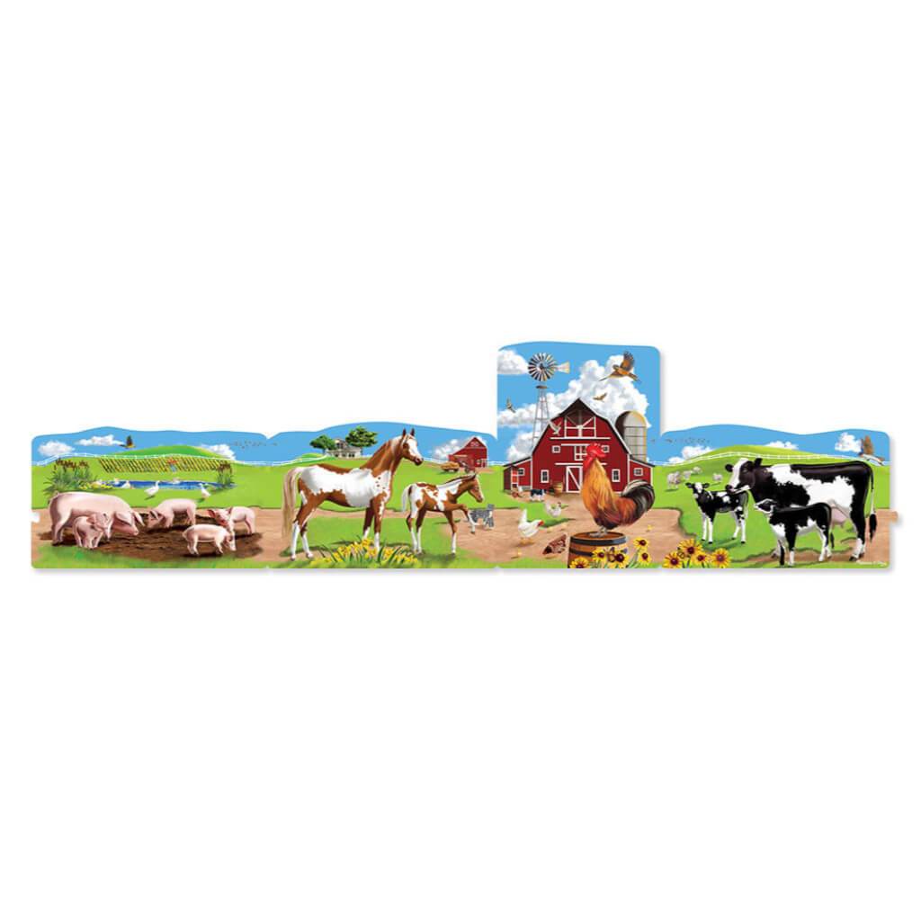 Farm Linking Floor Puzzle 96 Pc 