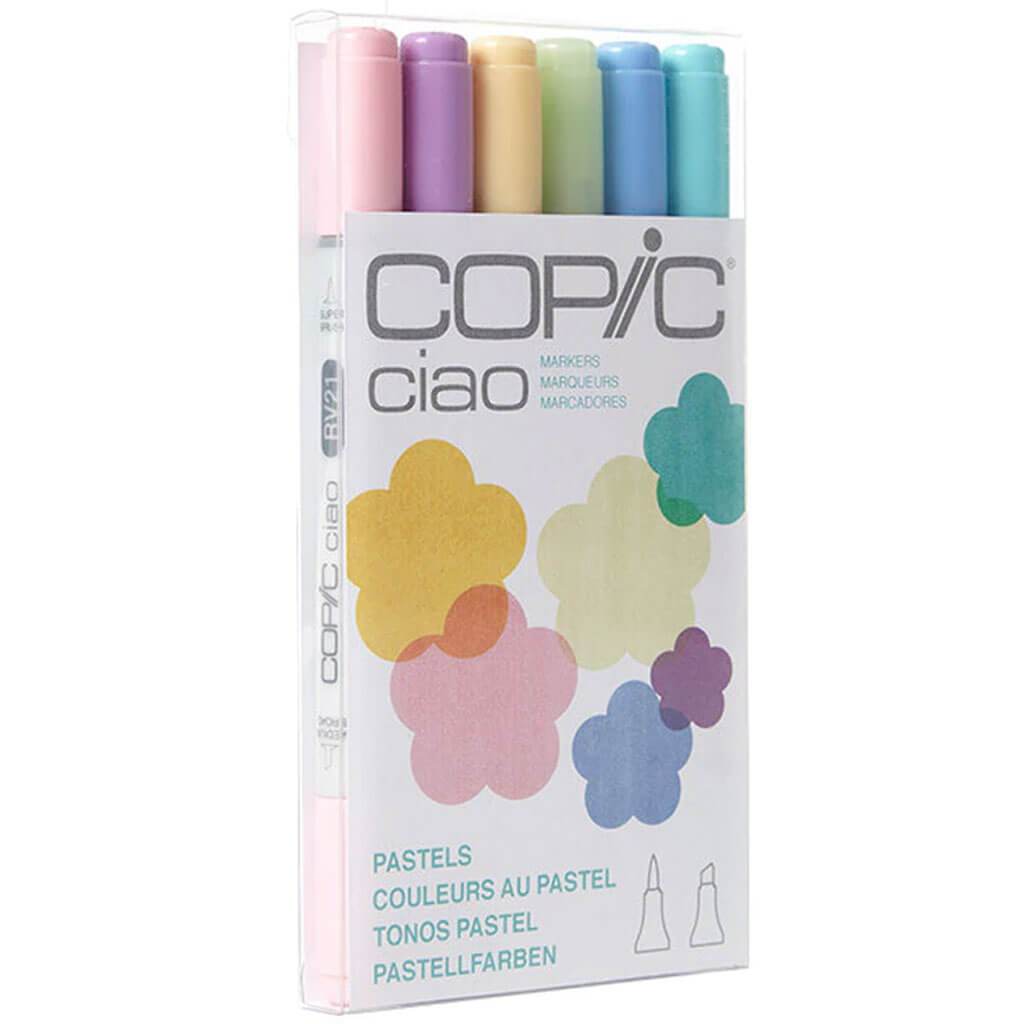 Copic Ciao Marker Set of 6 Pastels