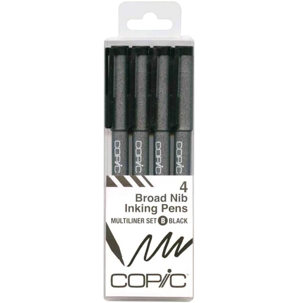 Copic Multiliner 4pc Set Broad B