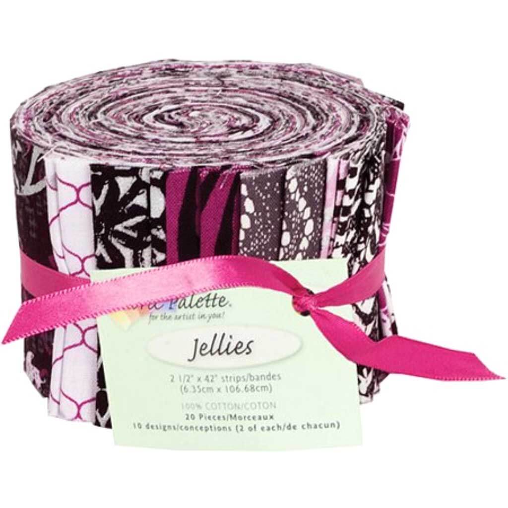 Fabric Palette Jellies 2.5in x 42in 20/Pkg City