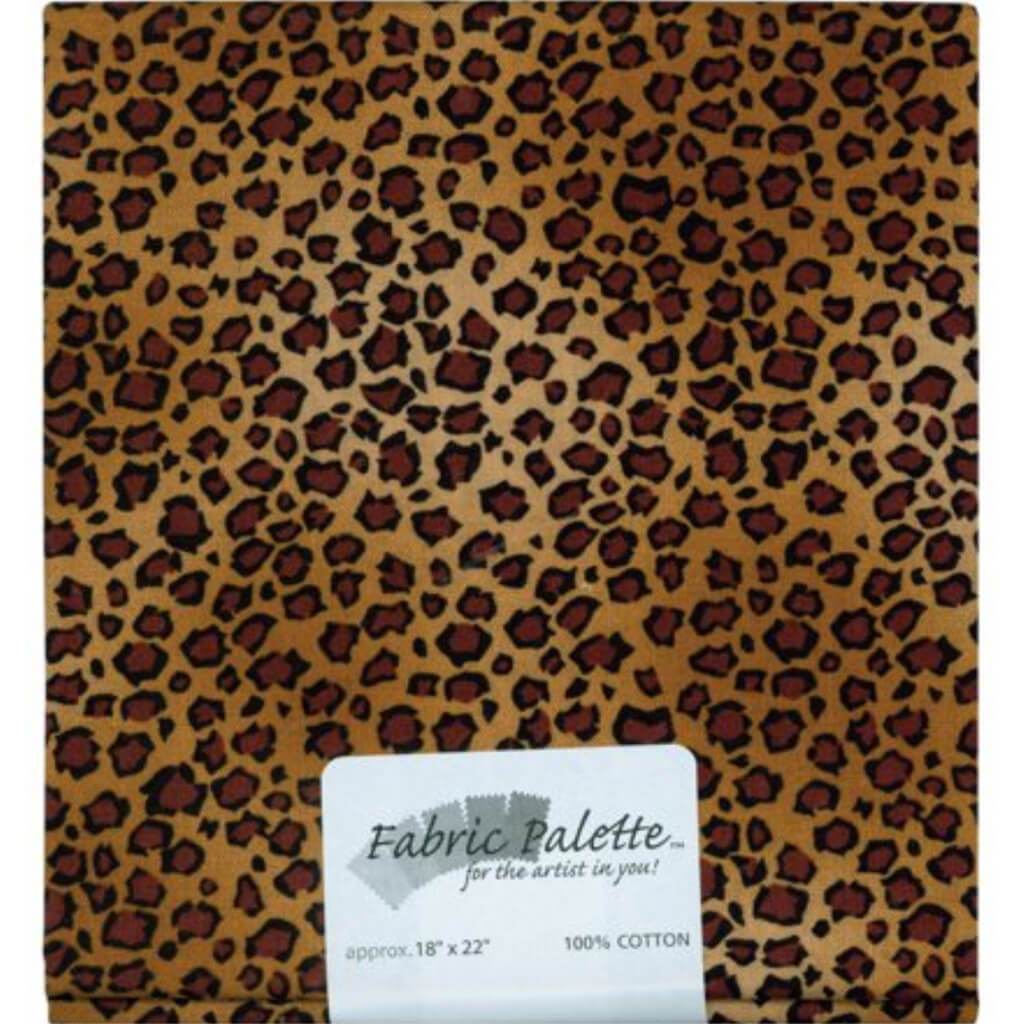 Fabric Palette Precut 18in x 21in Novelty Skins - Cheetah