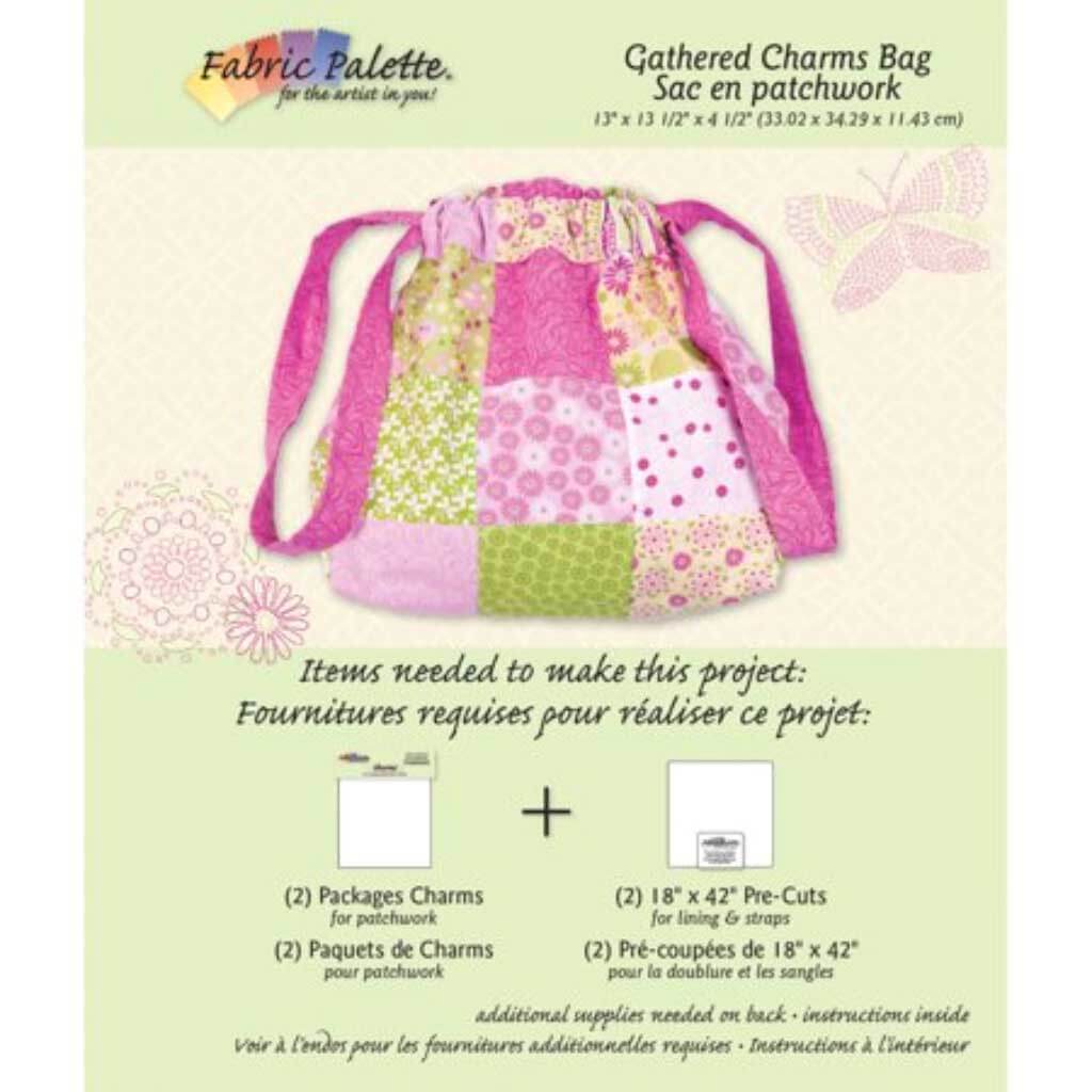 Fabric Palette Project Sheet Gathered Charm Bag