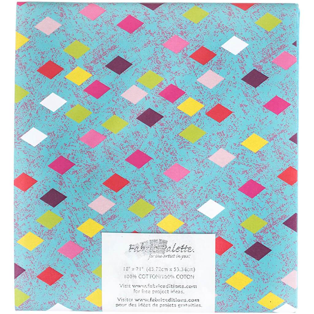 Hootenanny Precut 18in x 21in Hootenanny 4 - Aqua