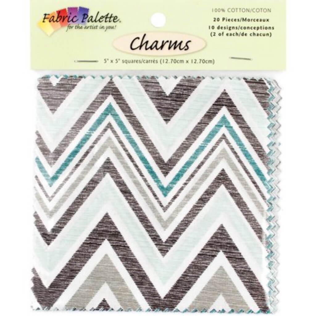 Fabric Palette Charm Pack 5in x 5in 20/Pkg Melodic Floral Multi