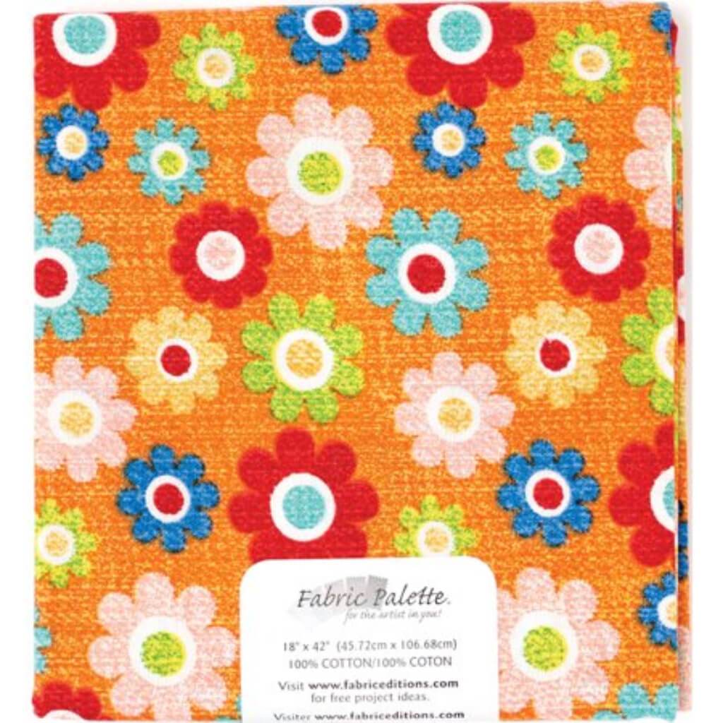 Fabric Palette Precut 18in x 42in Cassovia E Orange