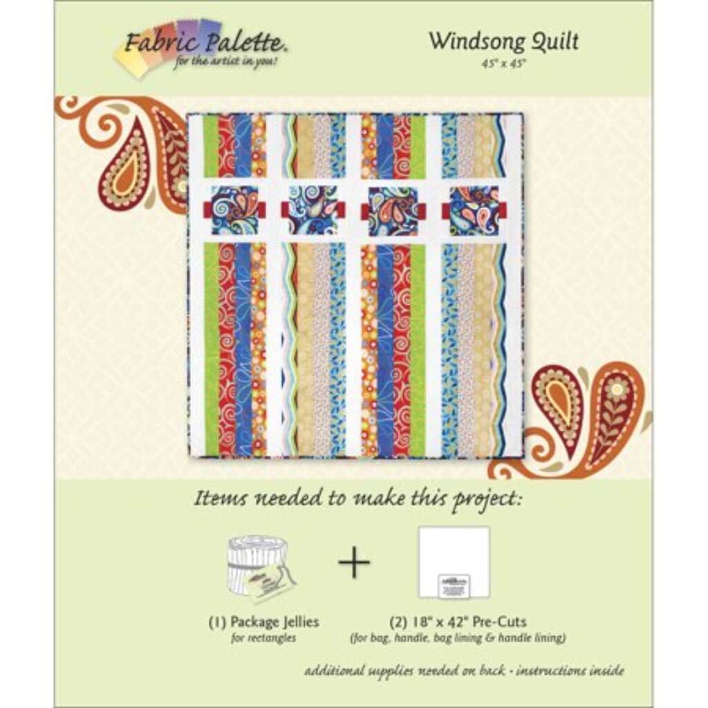 Fabric Palette Project Sheet Windsong Quilt Design Sheet