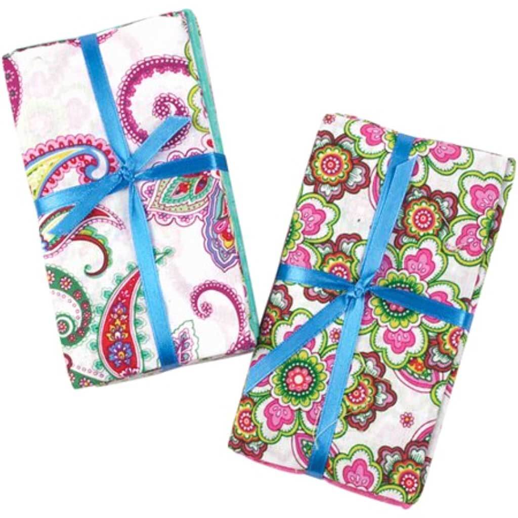 Fabric Palette Precut Bundle 18in x 21in 5/Pkg Punch of Paisley