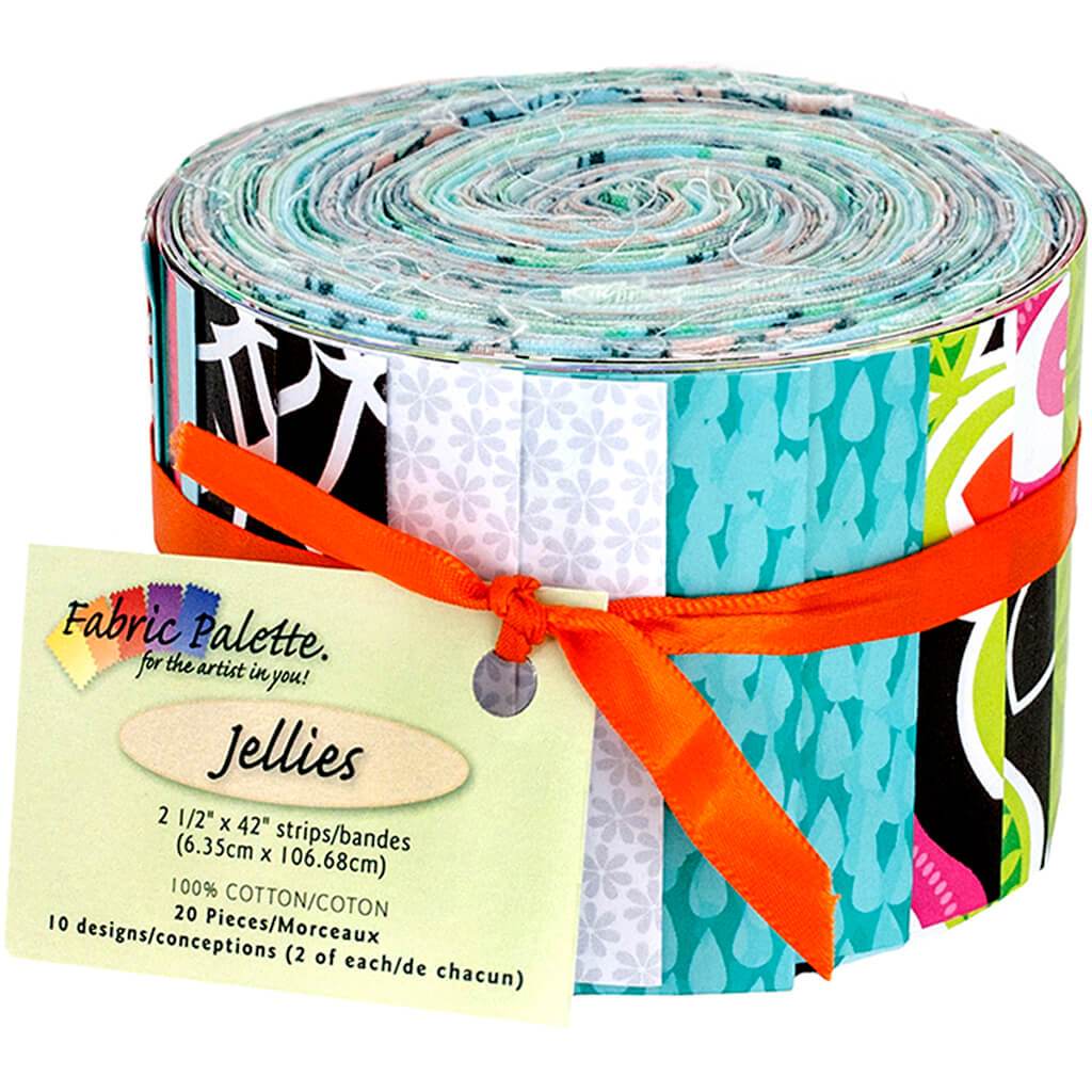 Fabric Palette Jellies 2.5in x 42in 20/Pkg Peralta Multi