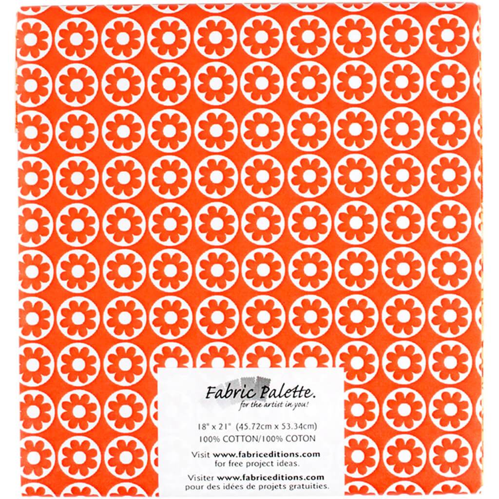 Fabric Palette Precuts 18in x 21in Peralta 2 - Orange