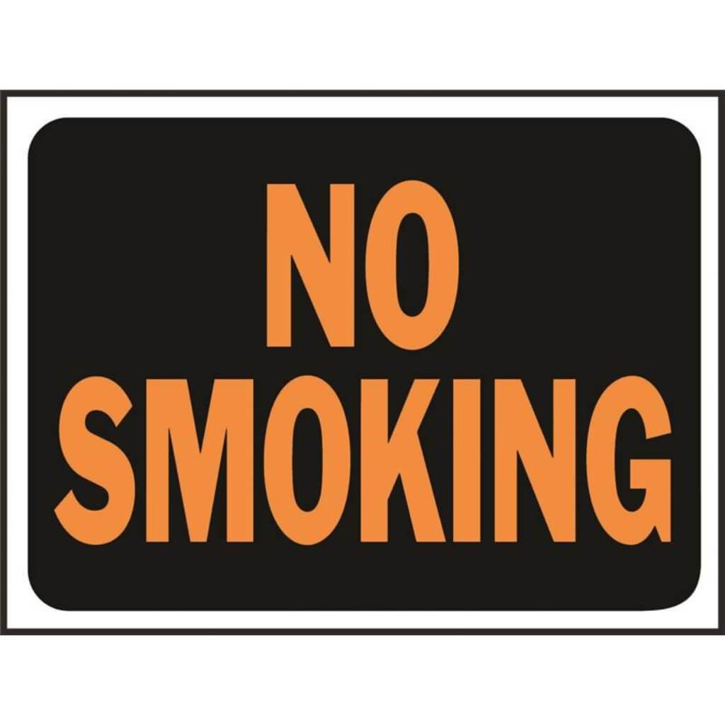 NO SMOKING 