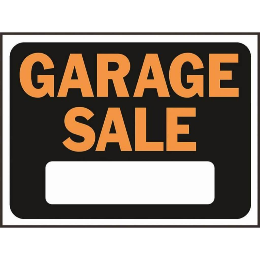 GARAGE SALE 