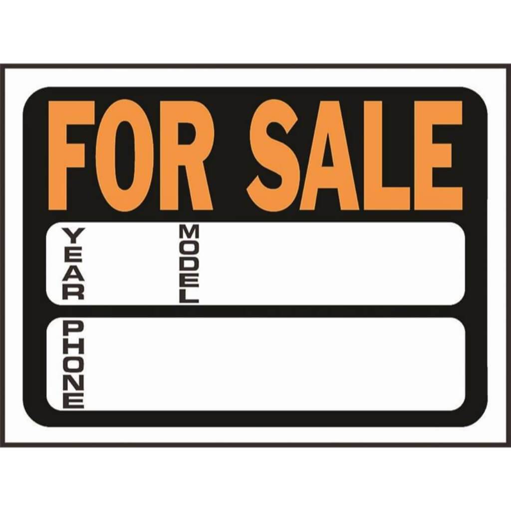 Auto For Sale Sign 