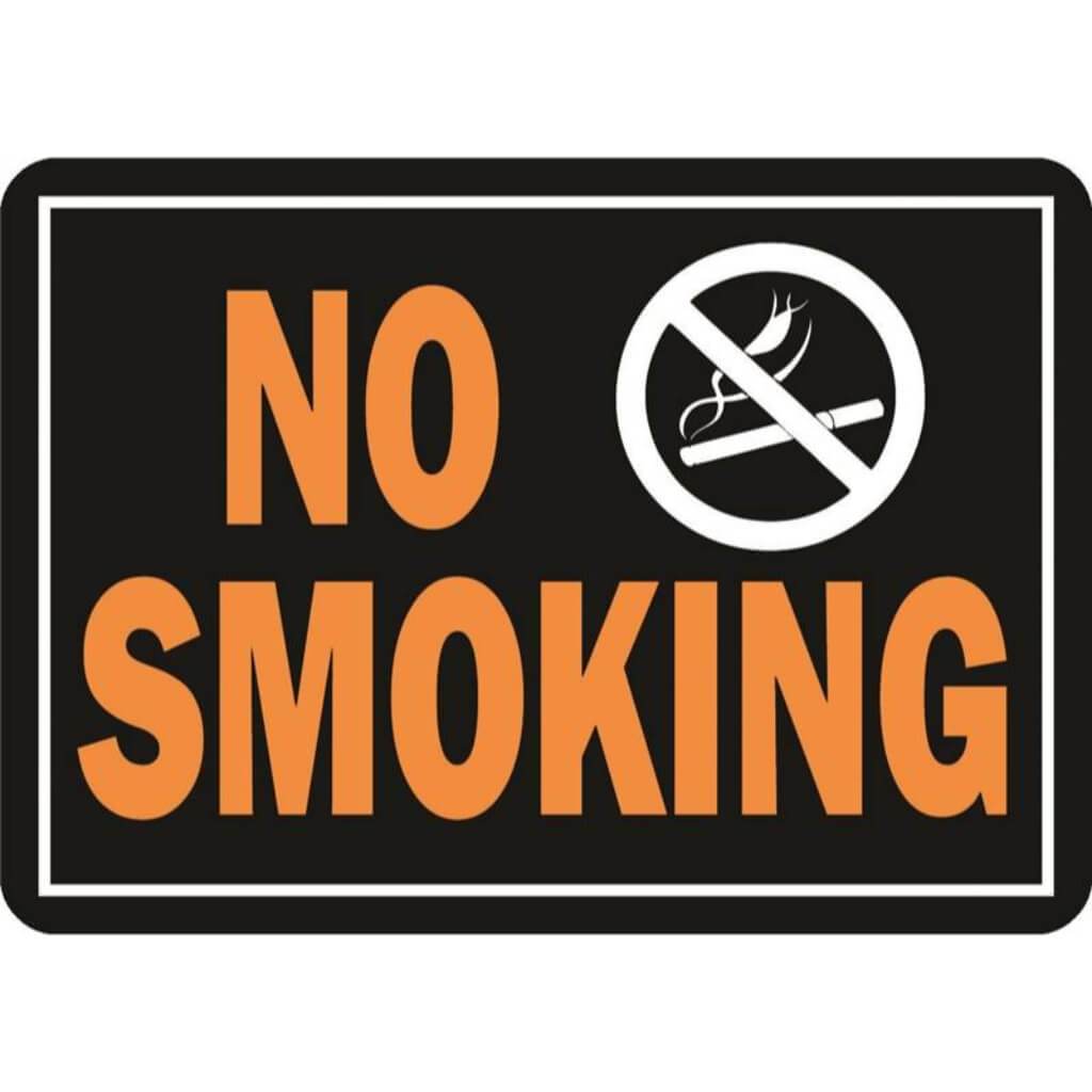 NO SMOKING 