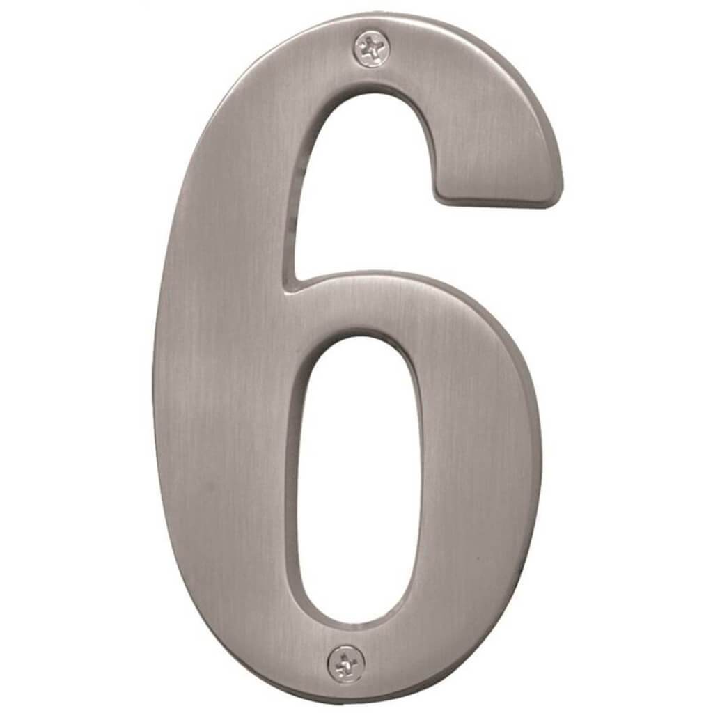 SATIN NICKEL NUMBER 6 5IN 