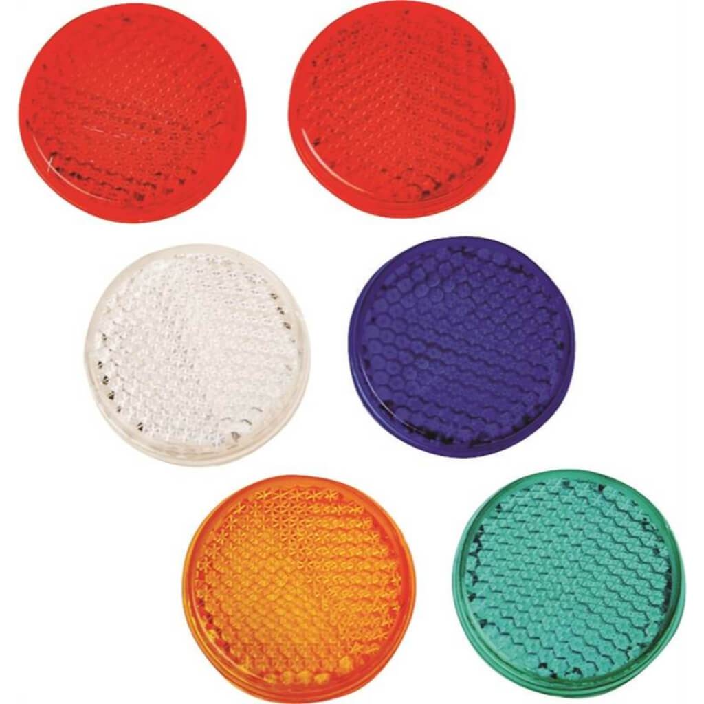 CARDED MINI REFLECTORS 1.25IN 