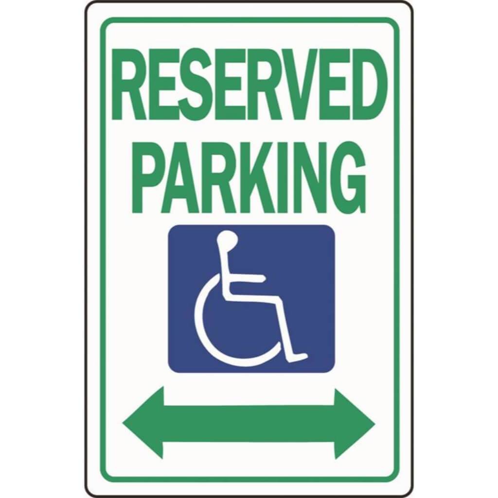 RESERVED PARKING (HANDICAP) 