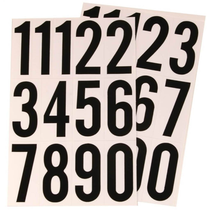 Numbers Black/White 3in 