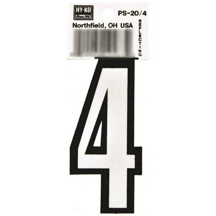Boat Number 4 3.25in 