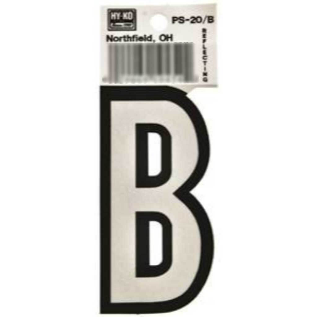 Boat Letter B 3.25in 