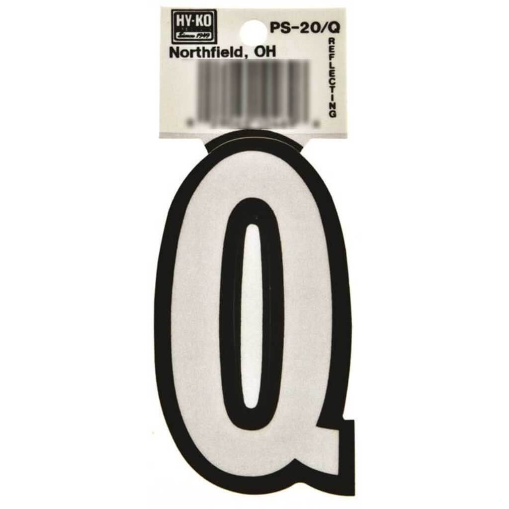 Boat Letter Q 3.25in 