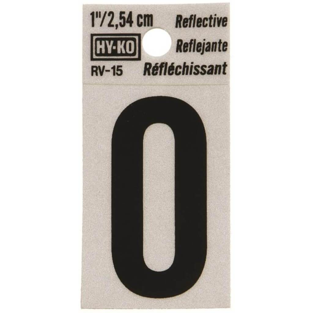 REFLECTIVE LETTTER O 1.25IN 