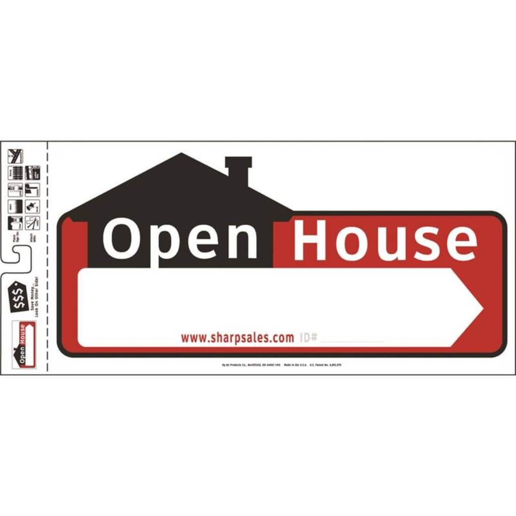 OPEN HOUSE DIRECTIONAL 10X22 