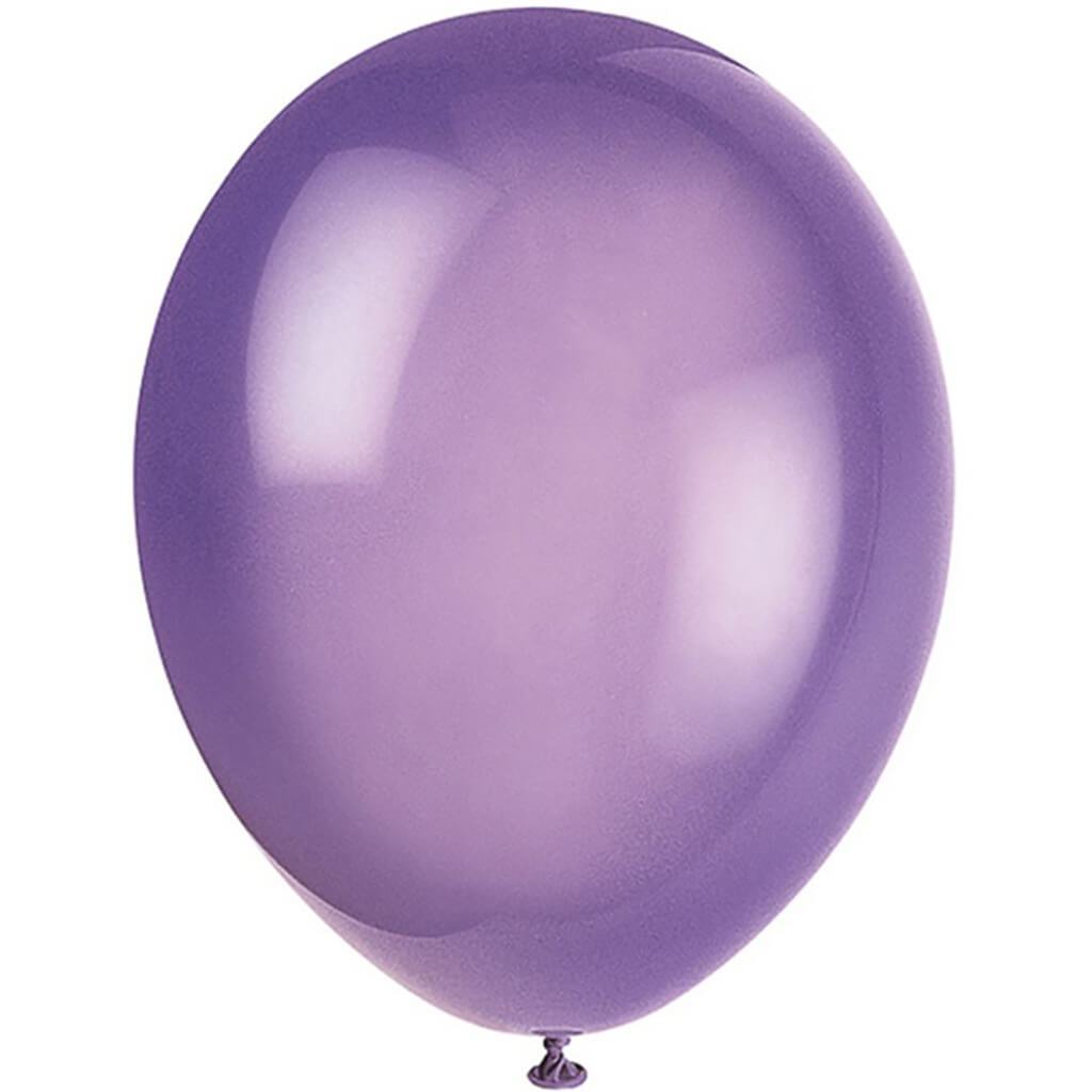 Standard Latex Balloon 12in Purple