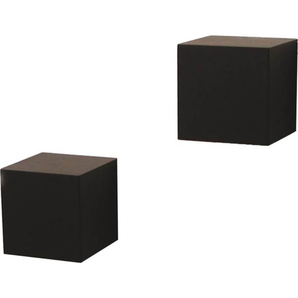 SHELF D?COR WALL CUBE BLACK 