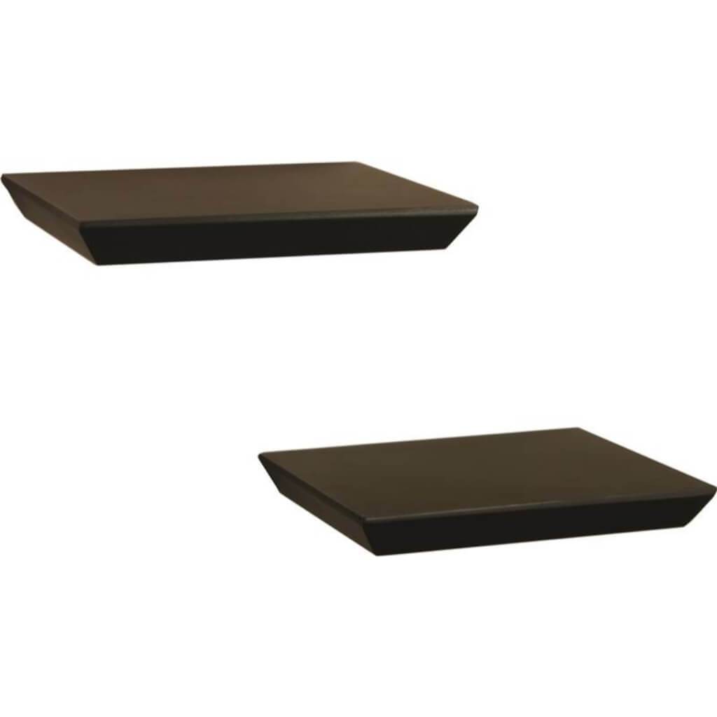 SHELF DECOR FLOATING PAIR BLK 